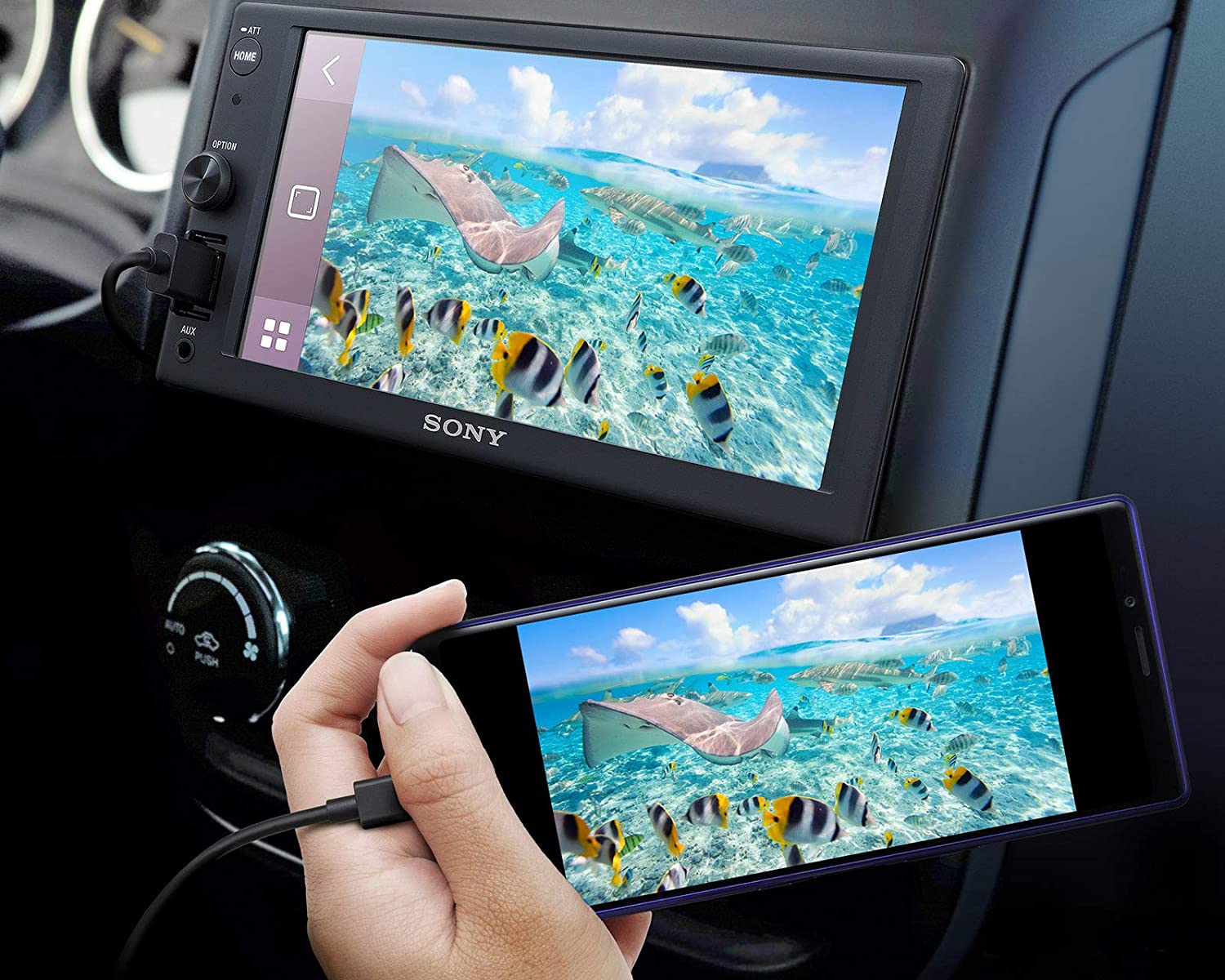 Sony XAV-1500 Receptor Multimedia de 6,2" (15,7 cm) con Bluetooth