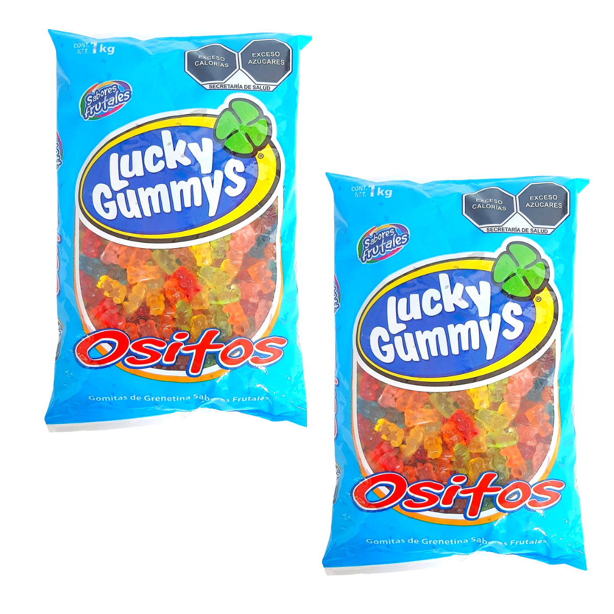 2 Pack - Gomitas Lucky Gummy Ositos 1 Kg
