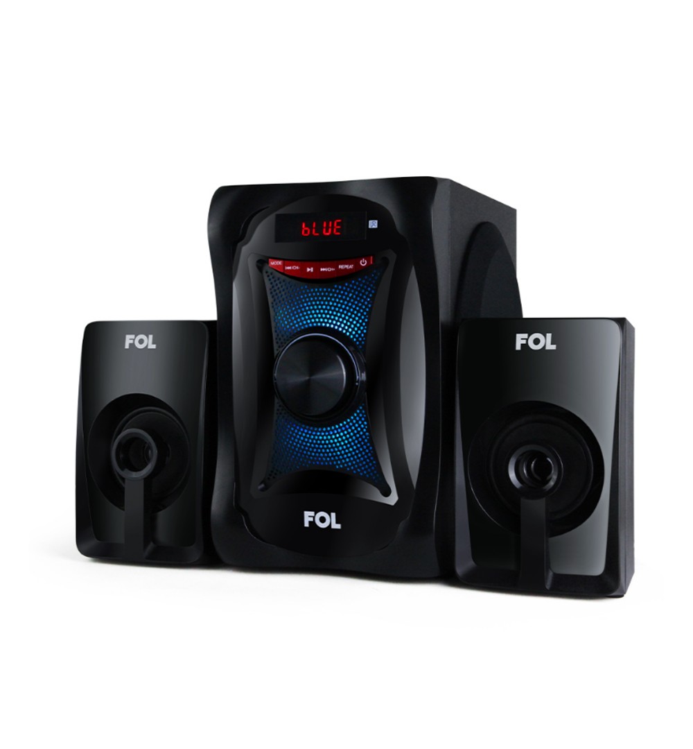 Minicomponente 3 Bocinas Bluetooth Control Remoto Luz 