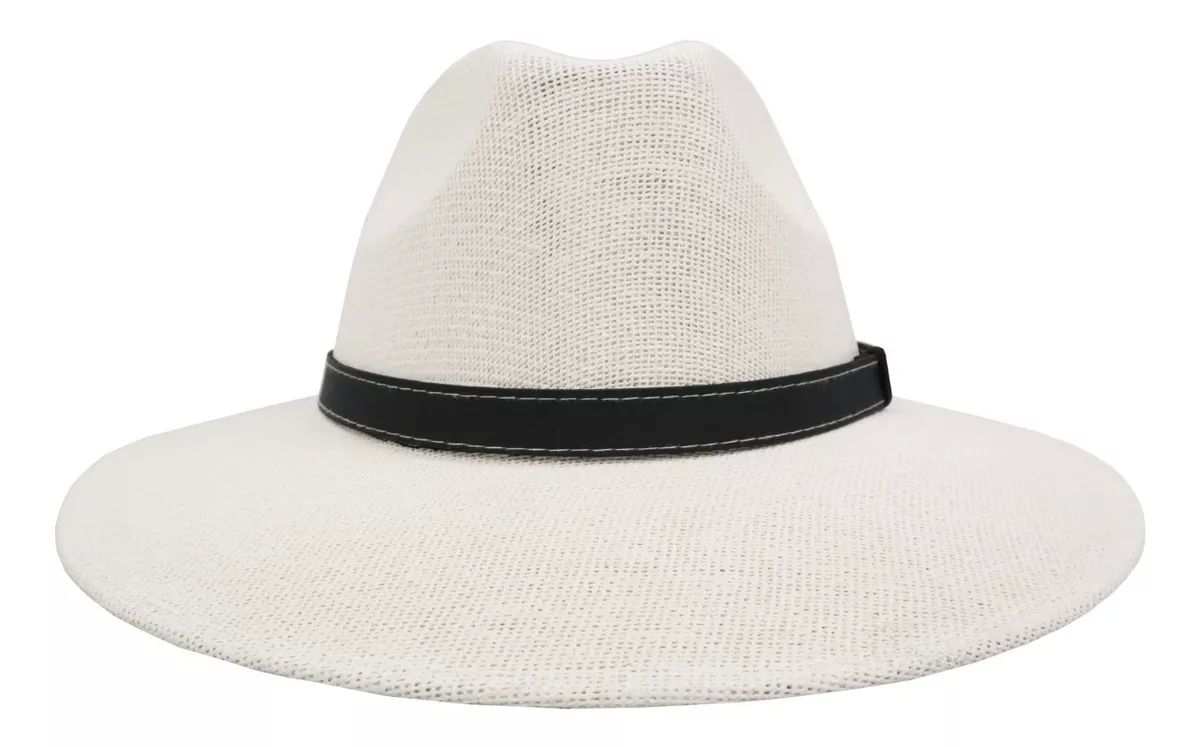Sombrero Unisex Indiana Yute Ojillo Fresco y Ligero Playa Blanco 216