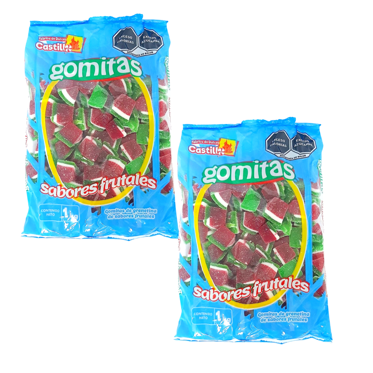 2 Pack - Gomita Sandia Castillo 1 Kg