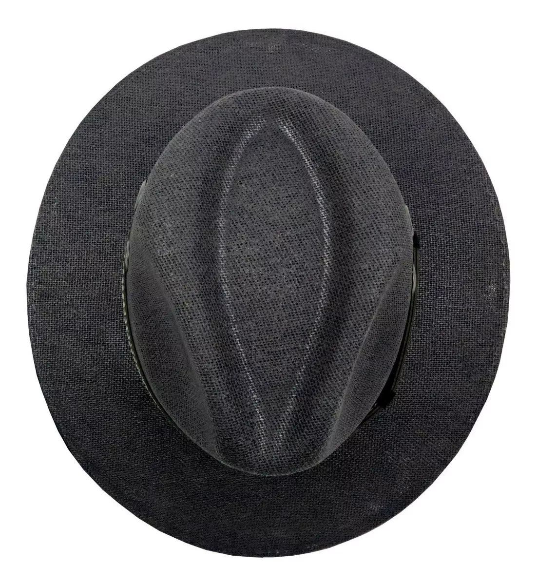 Sombrero Unisex Indiana Yute Ojillo Fresco y Ligero Playa Negro 216