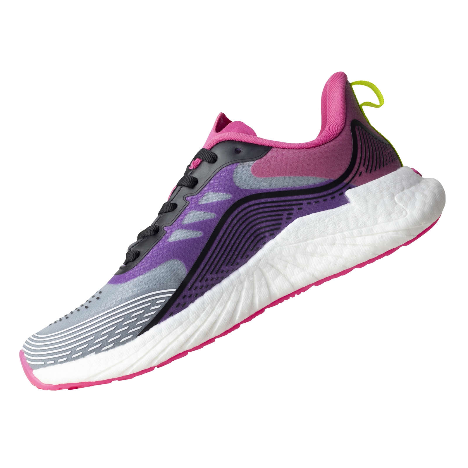 Tenis Running Deportivos Para Mujer Charly Pfx 1049972 Gris Fiusha Sport