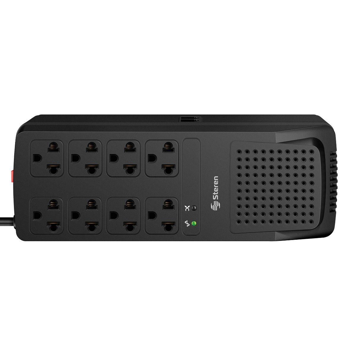 Regulador Voltaje 1000 W Multicontacto 8 Contactos Steren