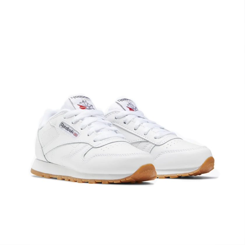 Tenis para niño | Deportivo | Reebok Classic Leather | Blanco | AR1148