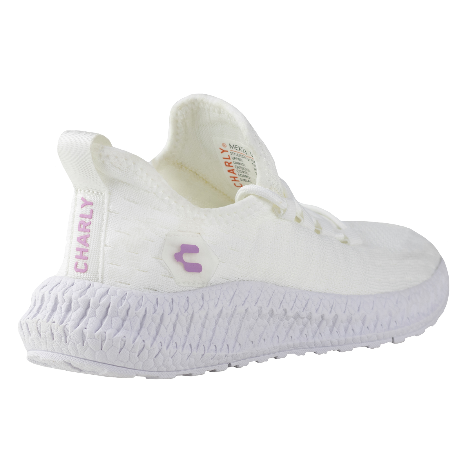 Tenis Blanco Mujer Sport Running Charly Dama 1049981 Originales