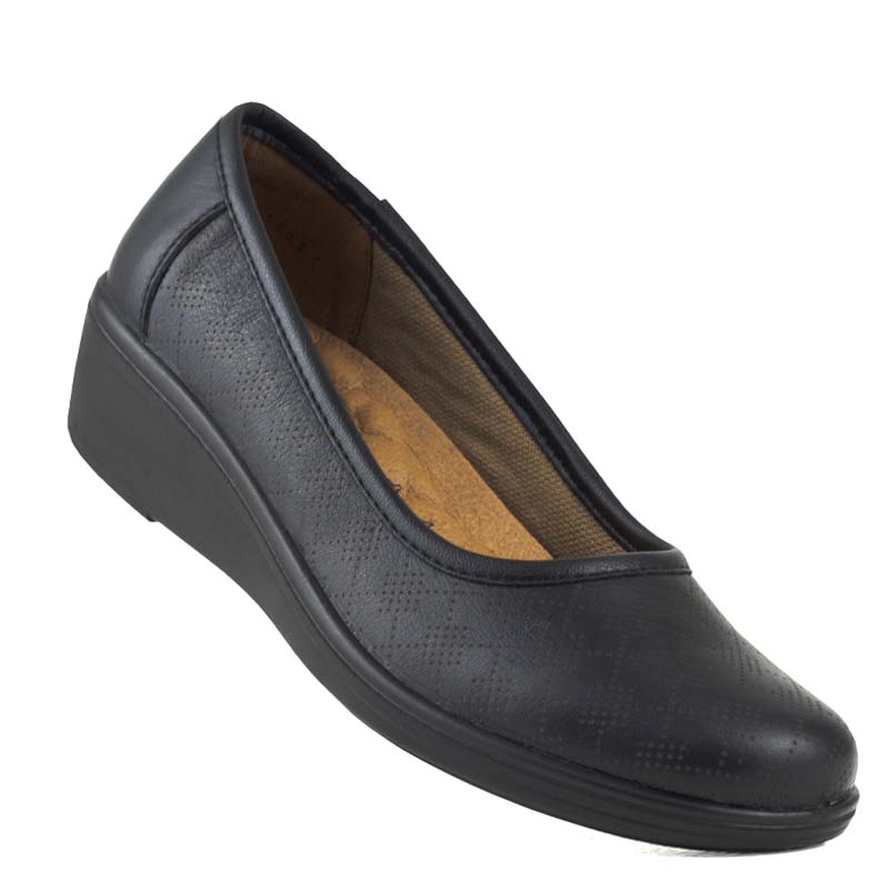 ZAPATO ESTILO FLAT MARCA FLEXI CASUAL DE DAMA 45602 NEGRO ORIGINAL