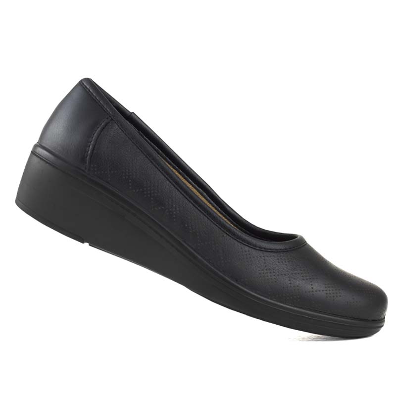 ZAPATO ESTILO FLAT MARCA FLEXI CASUAL DE DAMA 45602 NEGRO ORIGINAL
