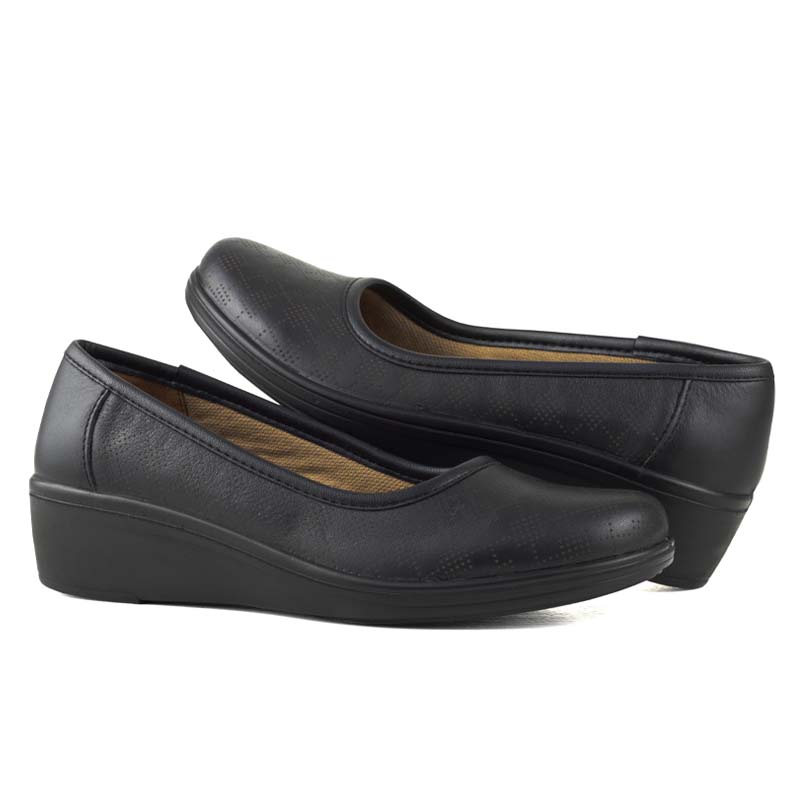 ZAPATO ESTILO FLAT MARCA FLEXI CASUAL DE DAMA 45602 NEGRO ORIGINAL