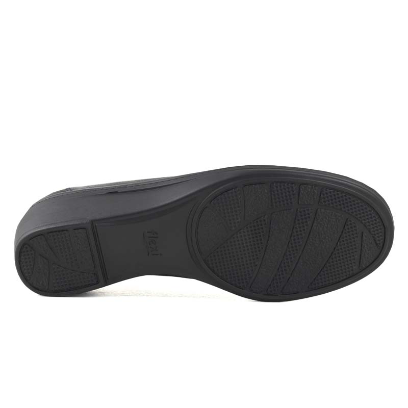 ZAPATO ESTILO FLAT MARCA FLEXI CASUAL DE DAMA 45602 NEGRO ORIGINAL