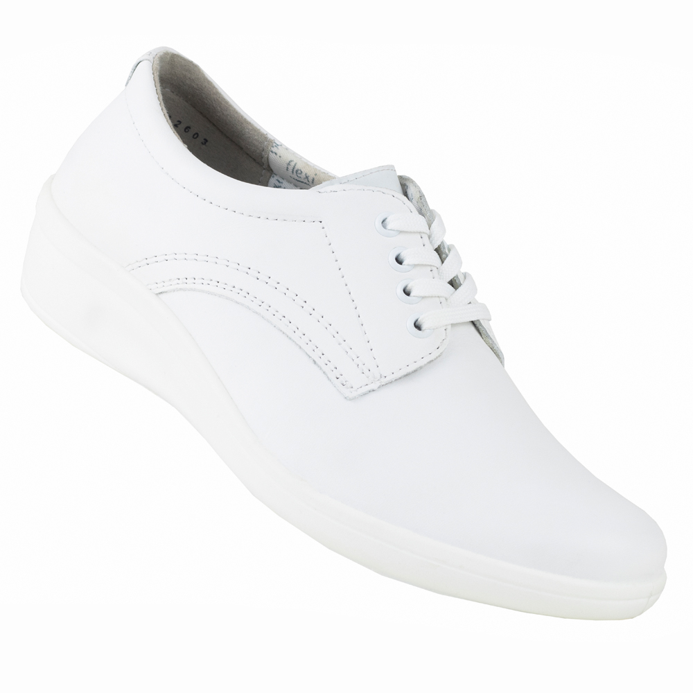 ZAPATOS DE SERVICIO PARA DAMA FLEXI 32603 BLANCO COMODOS ORIGINAL