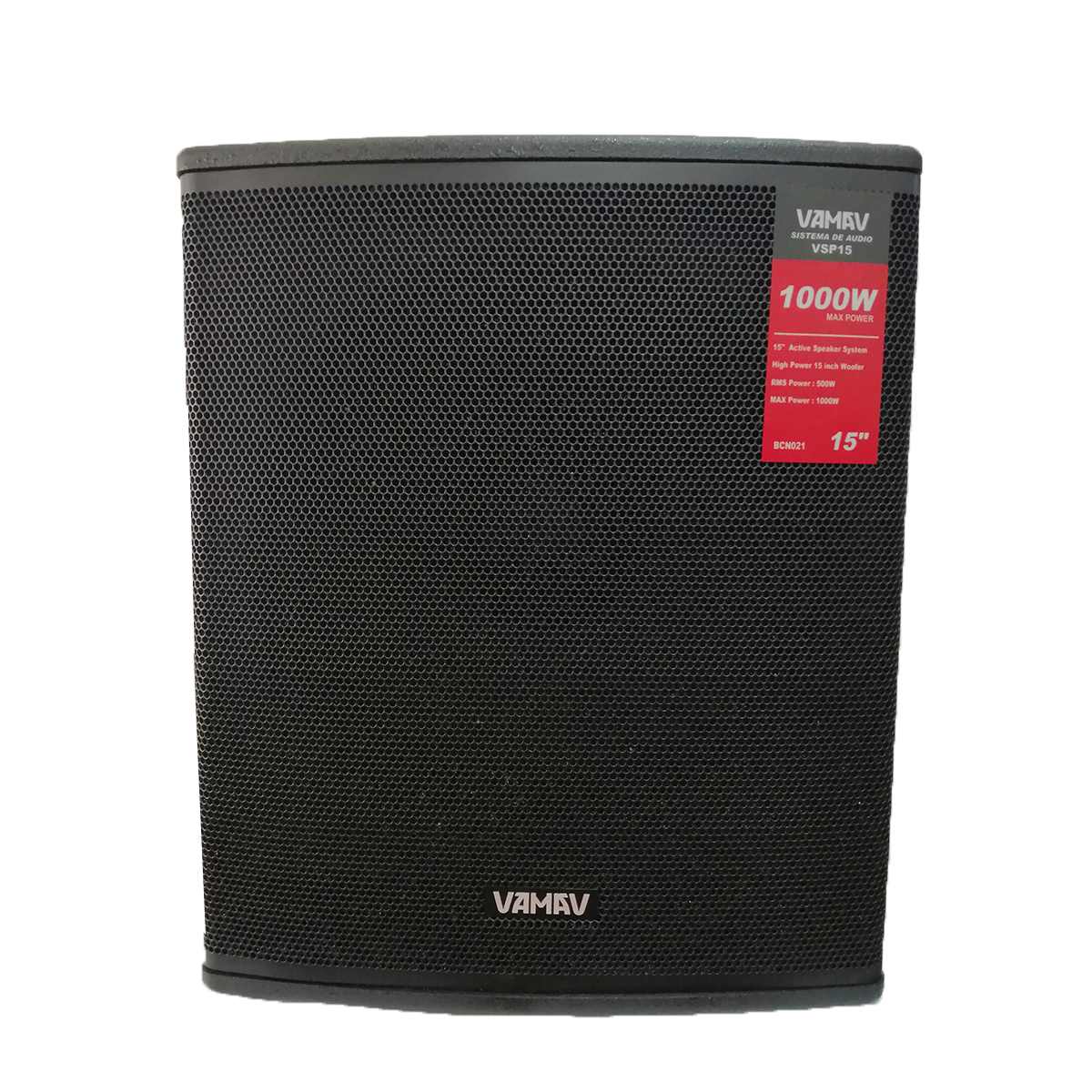 Subwoofer Activo VAMAV Vsp15  500 W Rms 15 Pulgadas 
