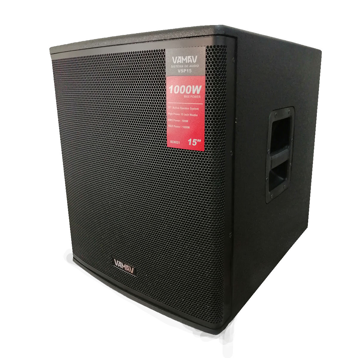 Subwoofer Activo VAMAV Vsp15  500 W Rms 15 Pulgadas 
