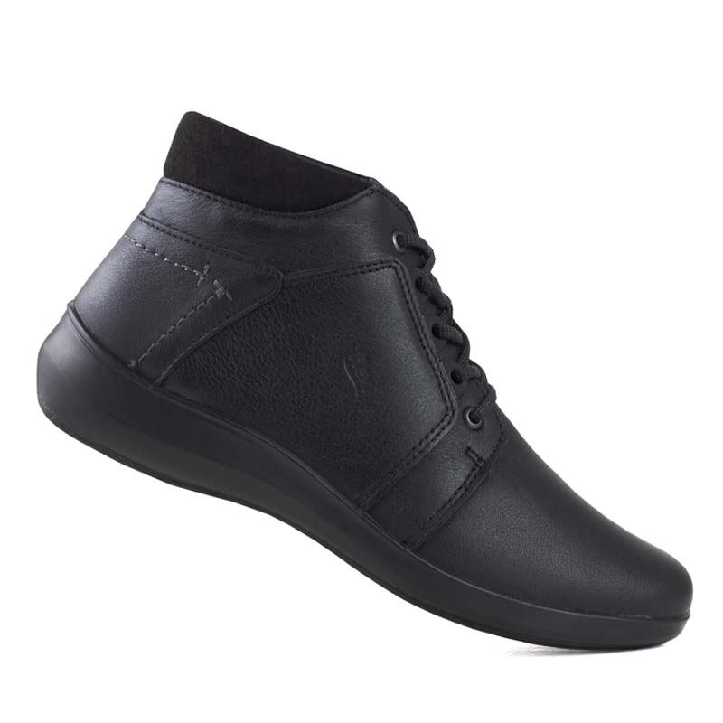 BOTINES CASUALES FLEXI PARA DAMA AJUSTE CON AGUJETA 25911 NEGRO