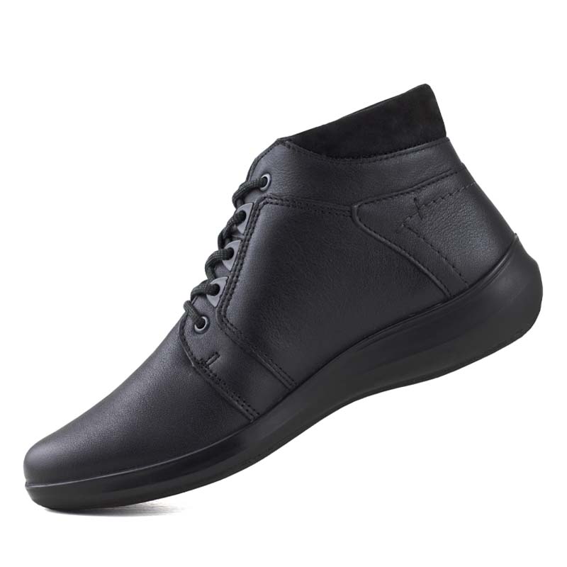 BOTINES CASUALES FLEXI PARA DAMA AJUSTE CON AGUJETA 25911 NEGRO