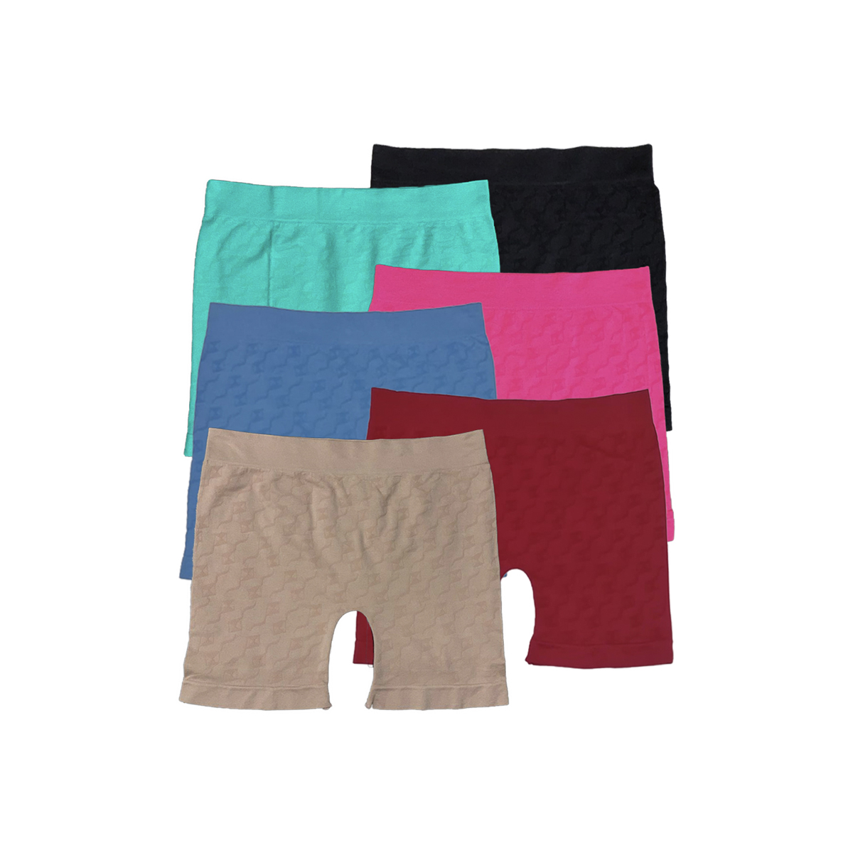 Paquete 6 Boxer Largo Mujer BLOOMER Tatys Fashion Pack Incluye 6 Diferentes Colores
