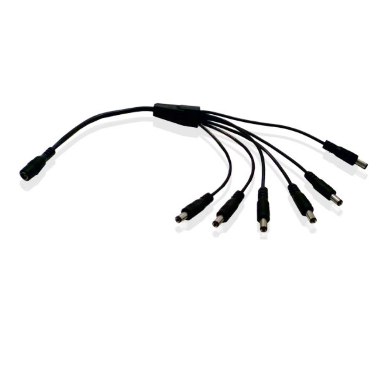 Distribuidor Tipo Pulpo de 1 a 6 canales ideal para alimentación de cámaras de CCTV ENS-DC16 