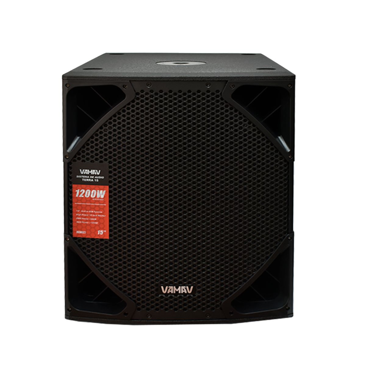 Subwoofer Amplificado Vamav Terra 15 Con 600 W Rms