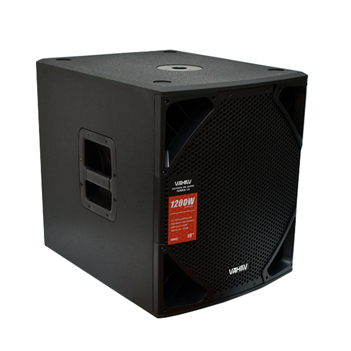 Subwoofer Amplificado Vamav Terra 15 Con 600 W Rms