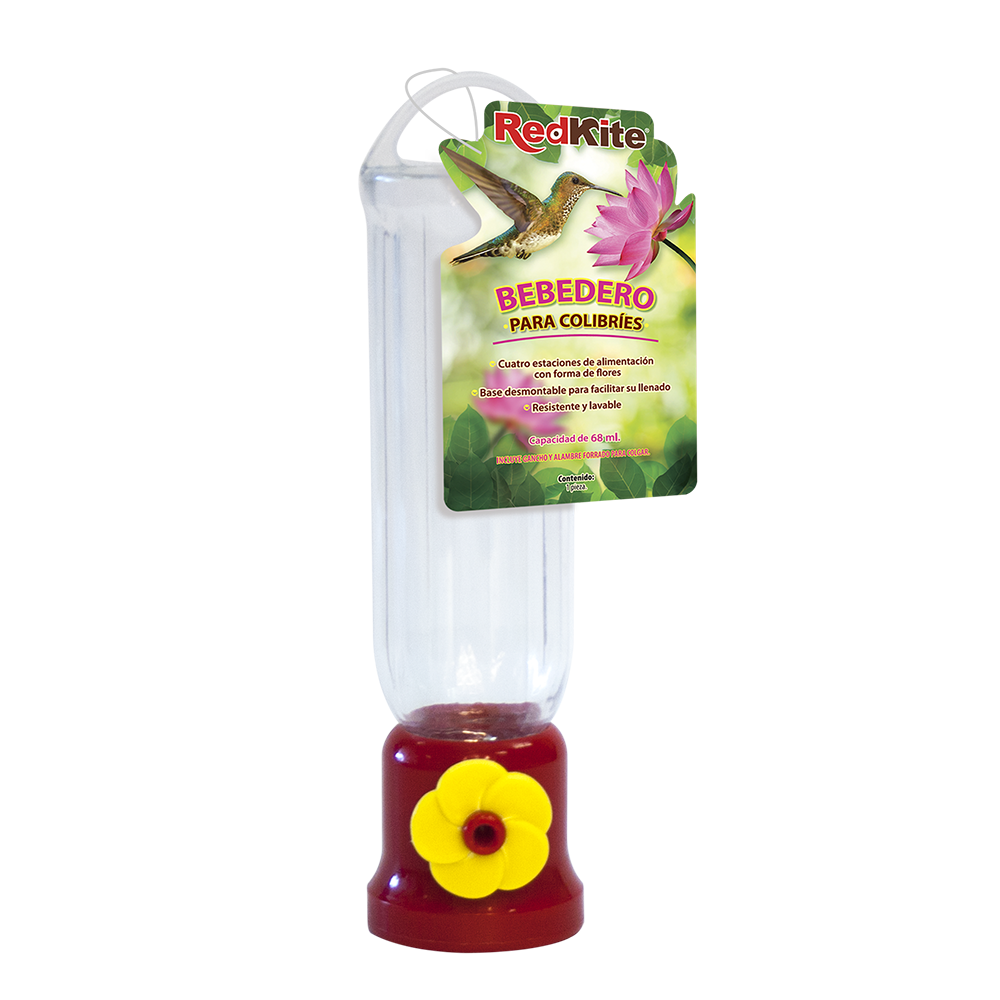 Alimentador/Bebedero Mini Para Colibrí 68ml Red Kite