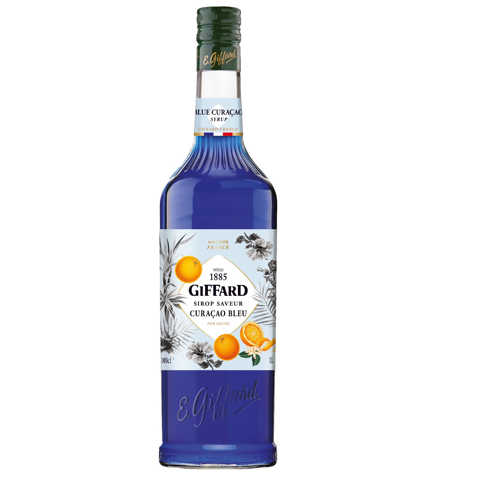 Giffard, Jarabe Sabor Bluecuracao, Botella 1 Litro