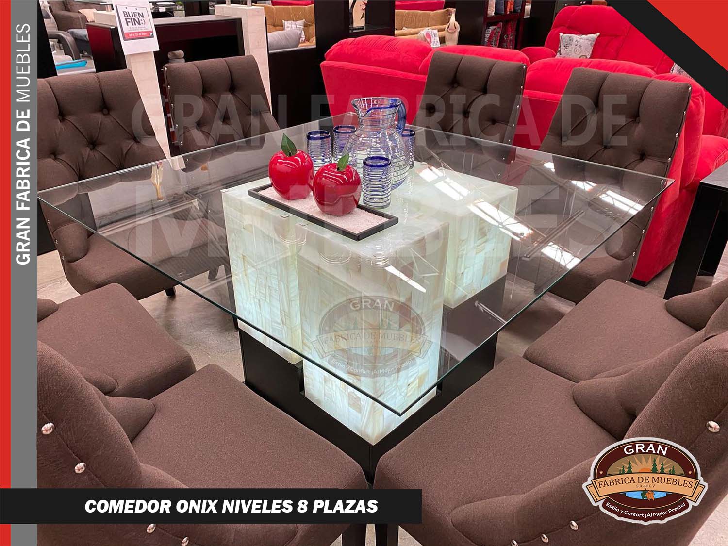 Comedor Onix Niveles 8 plazas