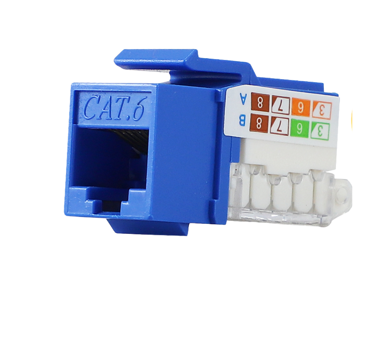 Conector Modular Jack RJ45 Serie PRO Cat6 compatible con placas ENSON EPRO-FP EPRO-TLJACK6-BL 