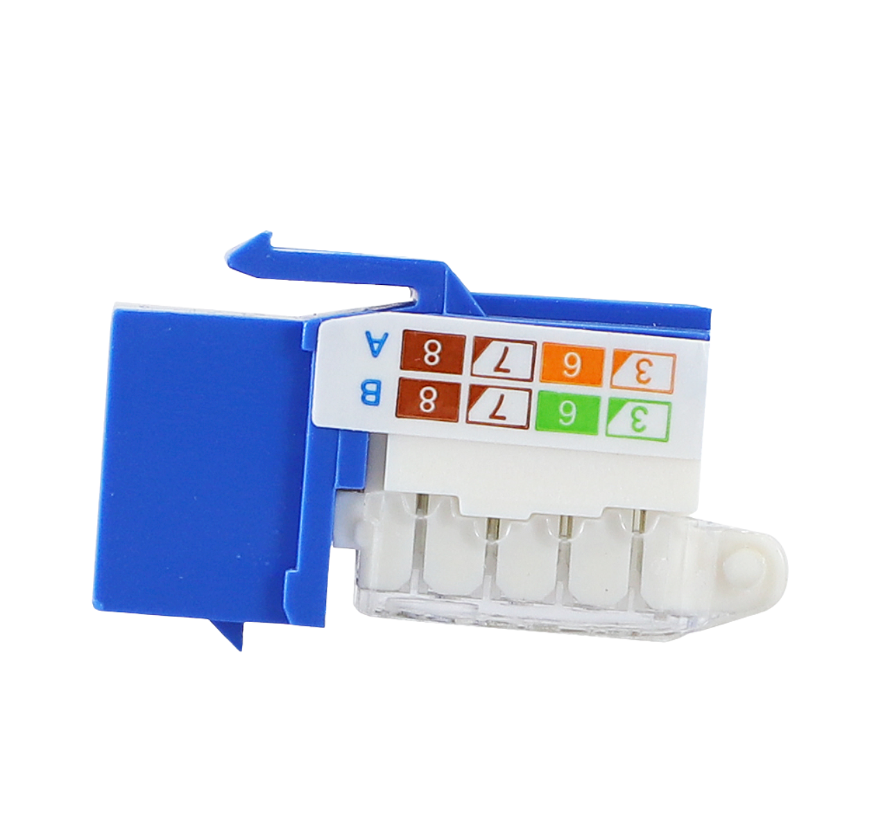 Conector Modular Jack RJ45 Serie PRO Cat6 compatible con placas ENSON EPRO-FP EPRO-TLJACK6-BL 