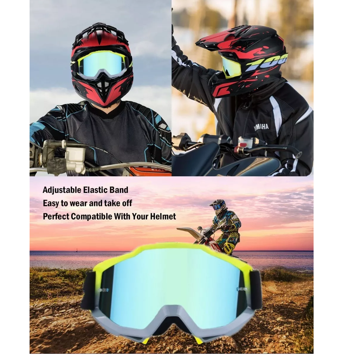 Googles Motocross Gafas Rzr Moto - Gafas De Motocicleta
