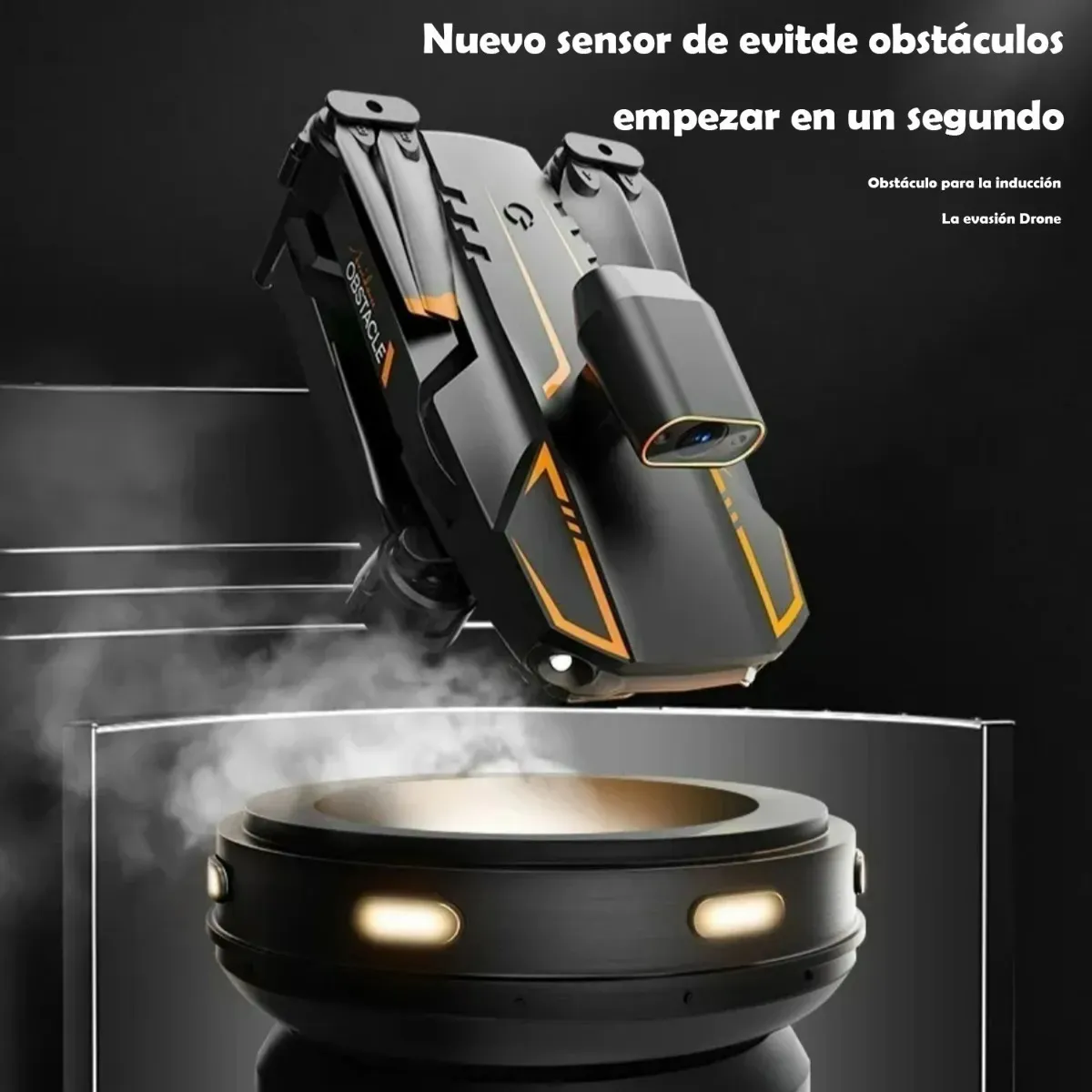 Drone 2.4ghz 4k Cámara Dual Duradera Con 3 Baterías