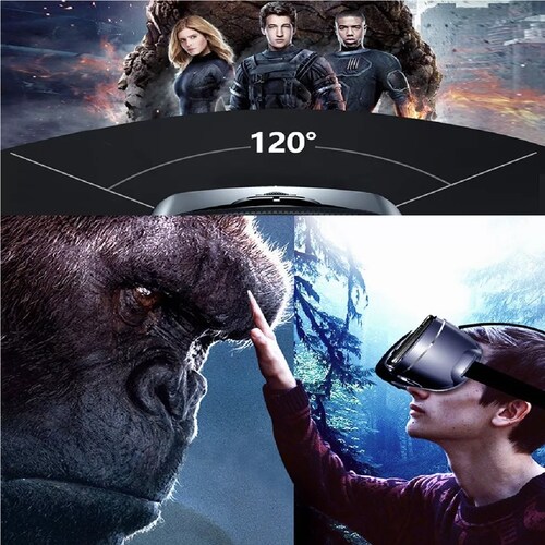 Casco De Realidad Virtual 3d Gafas Vr Con Controladores