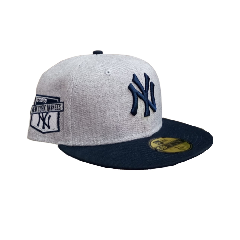 Gorra New Era 59Fifty Yankees Heather Patch Gris 60272428