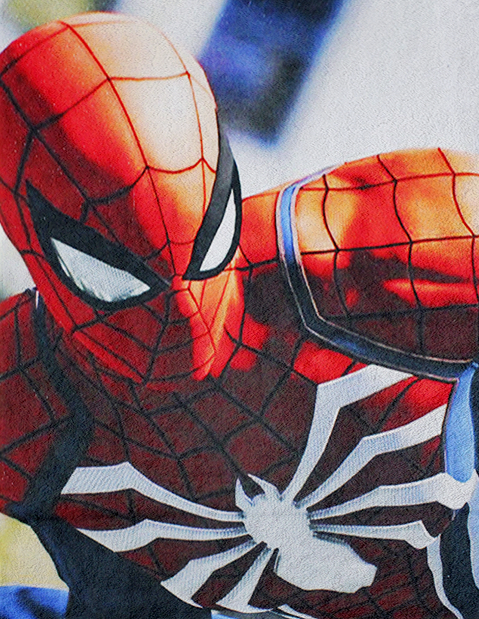 Toalla De Baño Diseño Spider Man Hombre Araña Microfibra Set 2 Piezas.