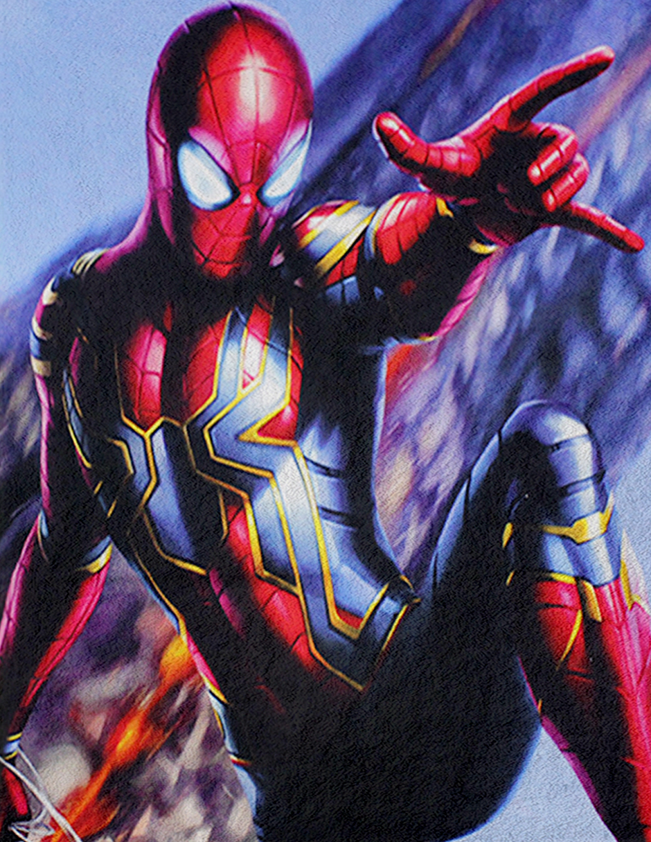 Toalla De Baño Diseño Spider Man Hombre Araña Microfibra Set 2 Piezas.