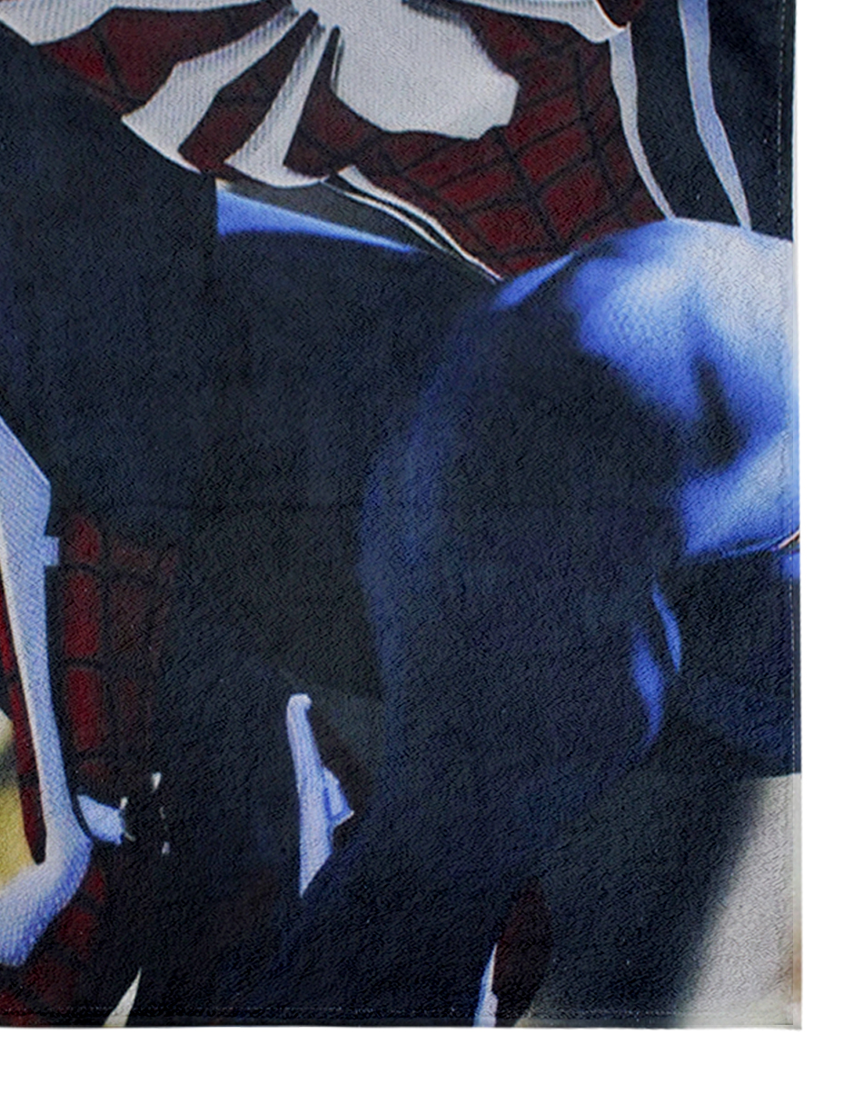 Toalla De Baño Diseño Spider Man Hombre Araña Microfibra Set 2 Piezas.