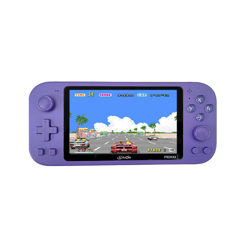 Consola Portatil Game Player AION x20 Pro Max 14000 Juegos 3D Puertos MicroSD Exp Mini HDMI Morado