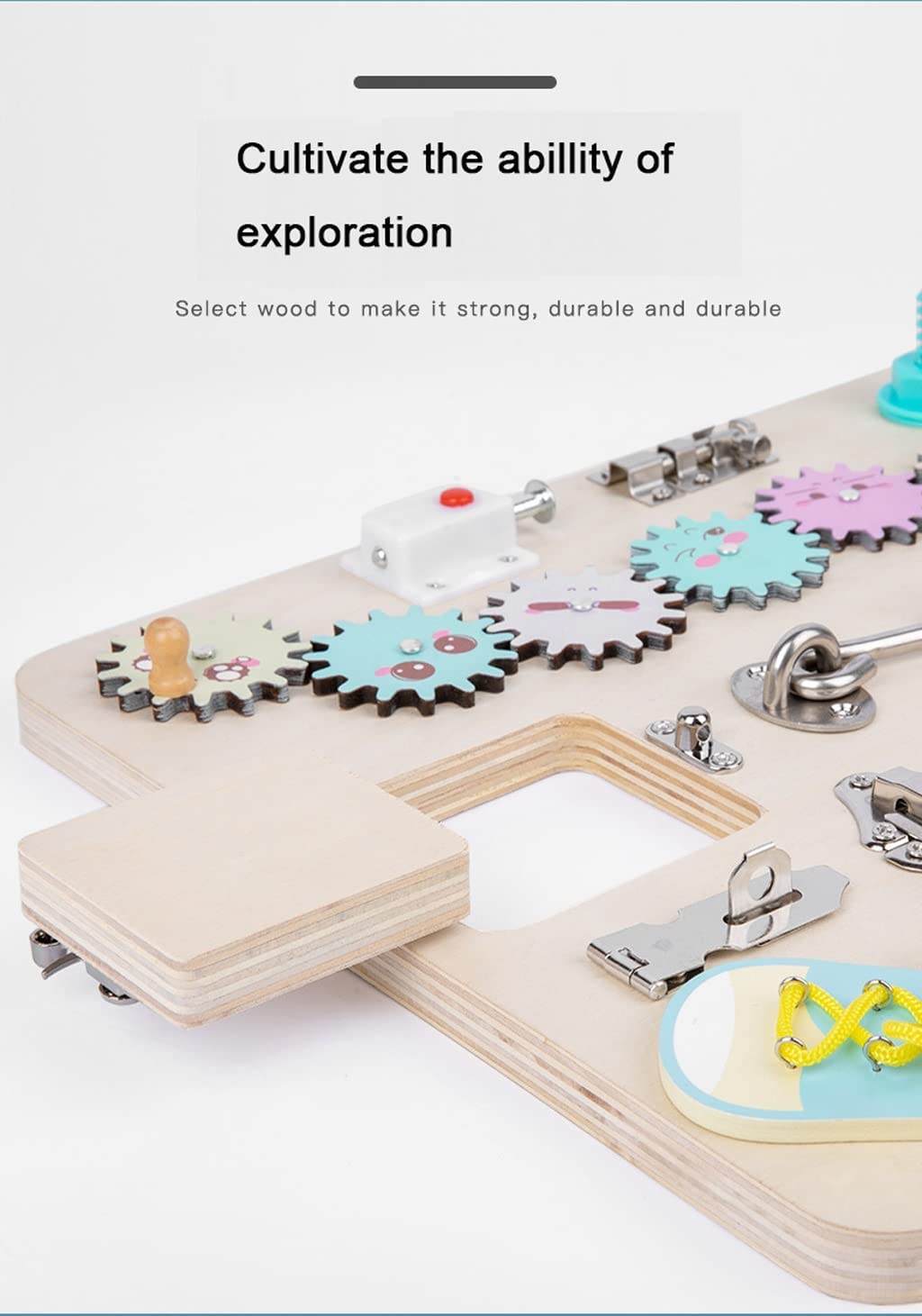 Tablero Sensorial Para Niños Pequeños Para 1 Año Montessori