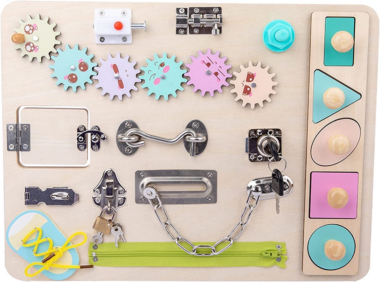 Tablero Sensorial Para Niños Pequeños Para 1 Año Montessori