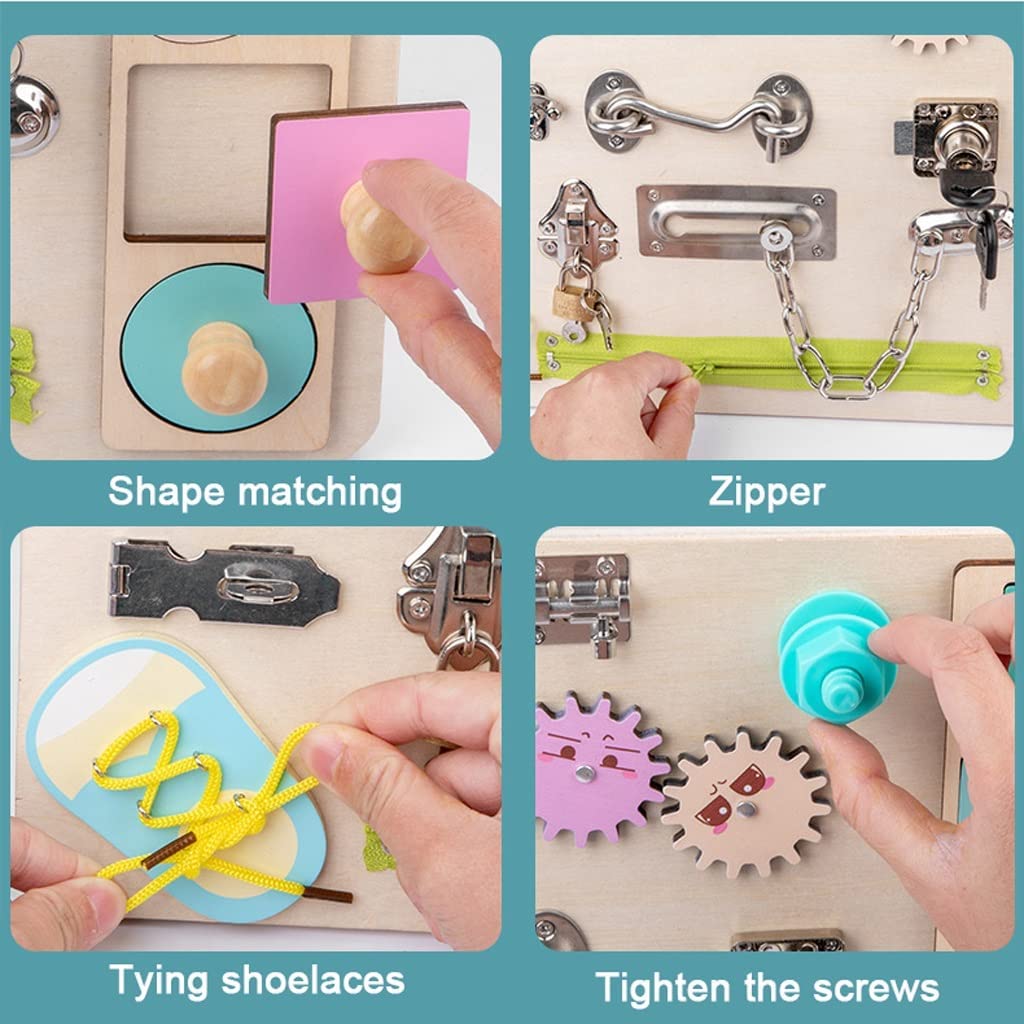 Tablero Sensorial Para Niños Pequeños Para 1 Año Montessori