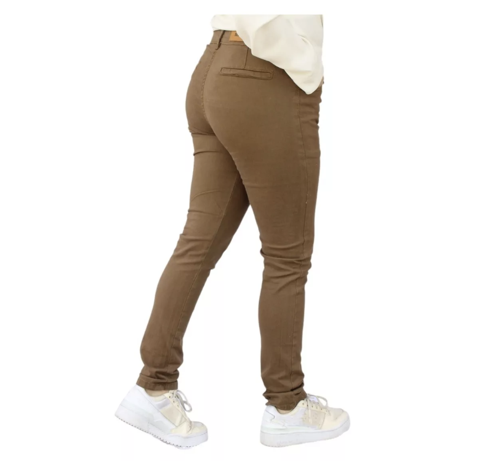 Pantalón Skinny de Gabardina Stretch para Dama.