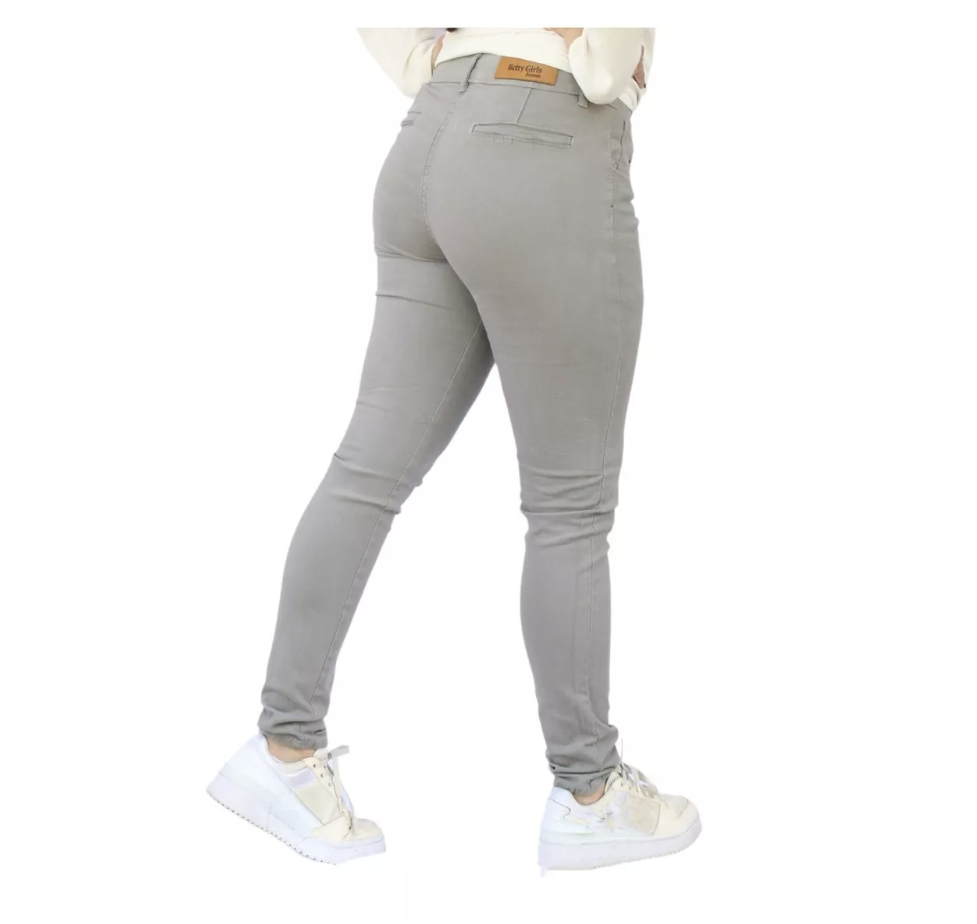 Pantalón Skinny de Gabardina Stretch para Dama.