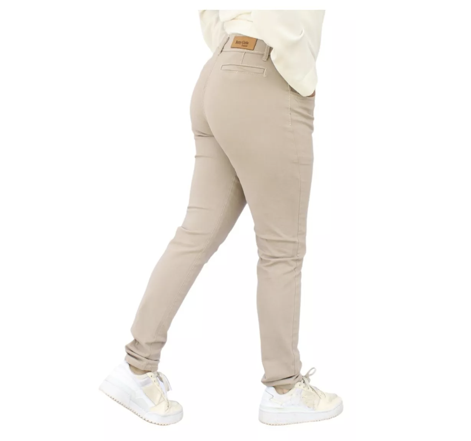 Pantalón Skinny de Gabardina Stretch para Dama.