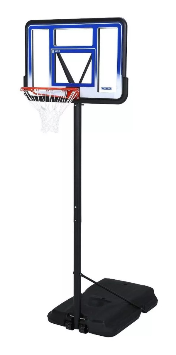 Tablero de Básquetbol Lifetime Portátil 44 Pulgadas Azul basketball.