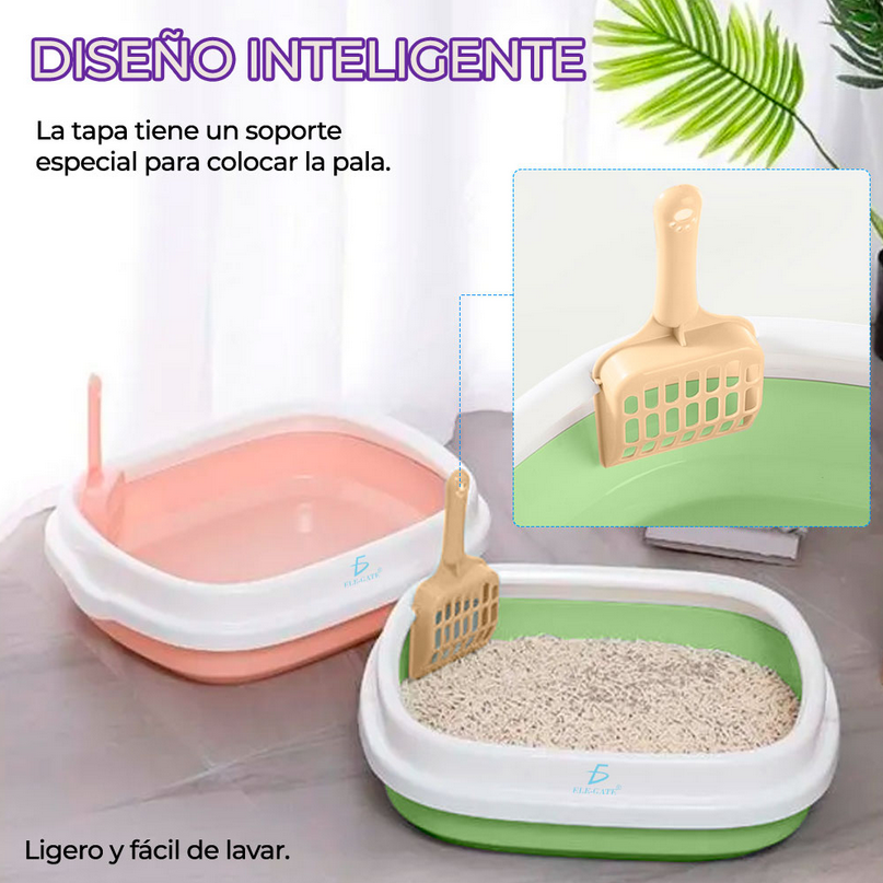 Caja De Arena Para Gatos Mascota Con Pala