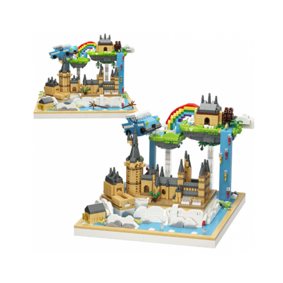 Castillo De Hogwarts Armable Harry Potter 3D 3088 Piezas