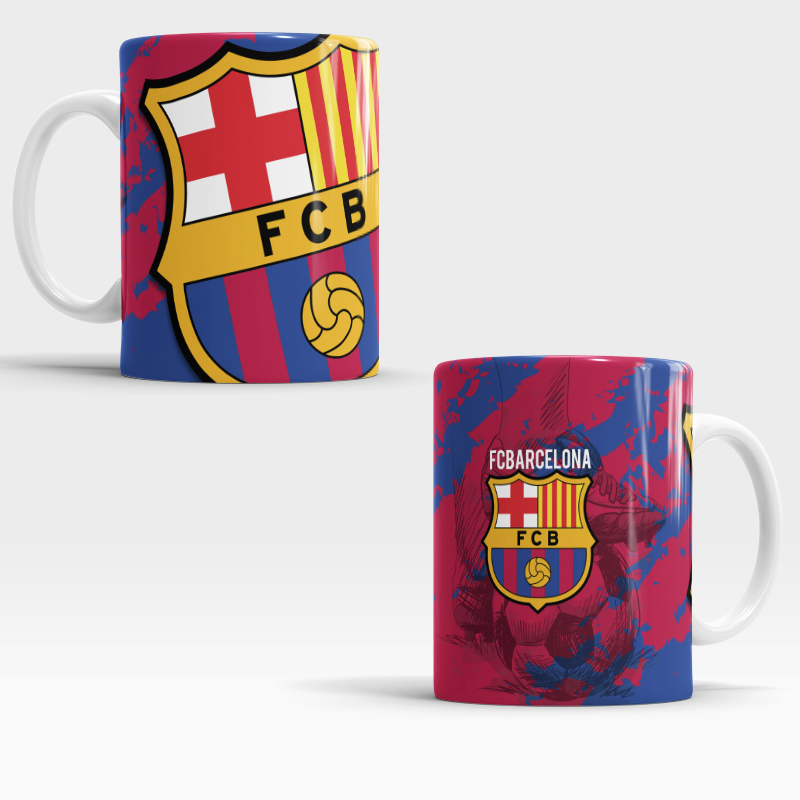 Taza para cefe Ceramica  equipos de futbol español 
