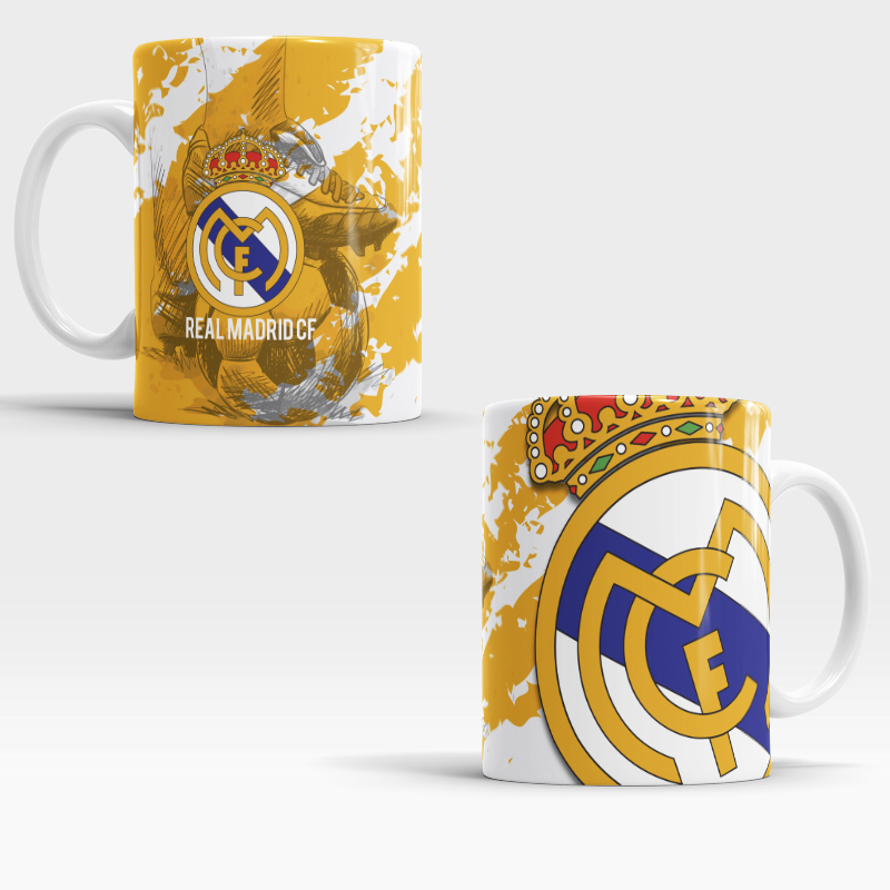 Taza para cefe Ceramica  equipos de futbol español 