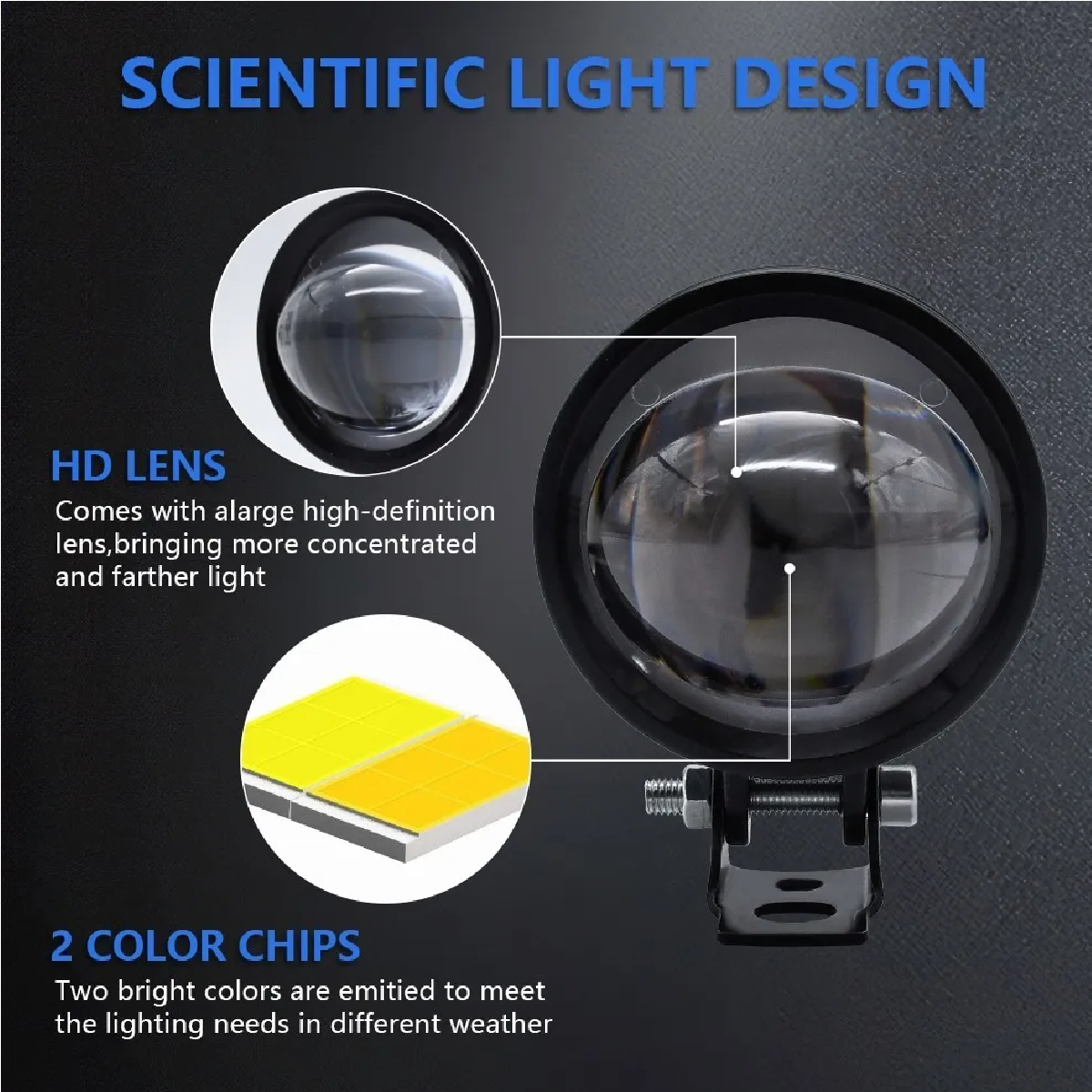 Gafas de luz LED plegables multicolor en un solo anteojos luminosos con 7  colores y 4 modos de anteojos LED recargables