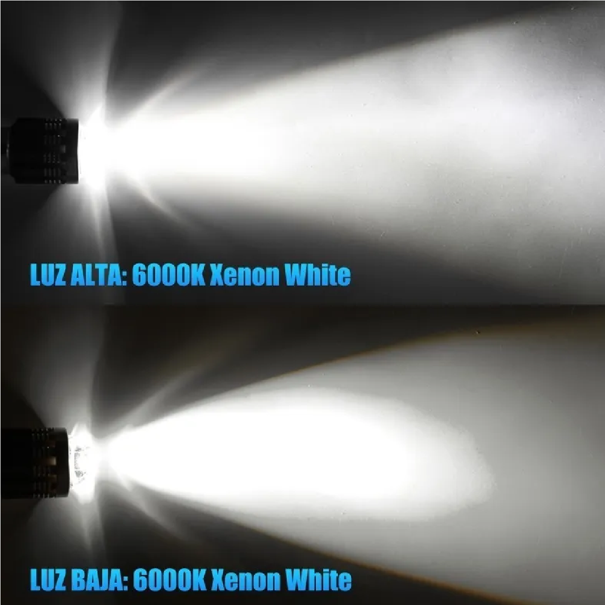 Foco Led Para Motocicleta Faros H6 Ba20d H4 Moto 12v