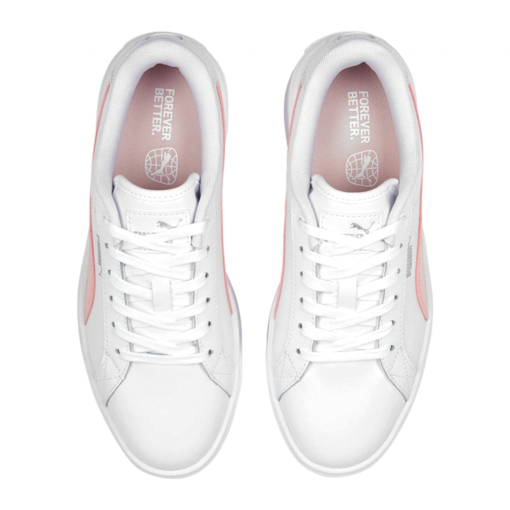Tenis Casual Puma Karmen L Blanco/Rosa Para Mujer 384615 09